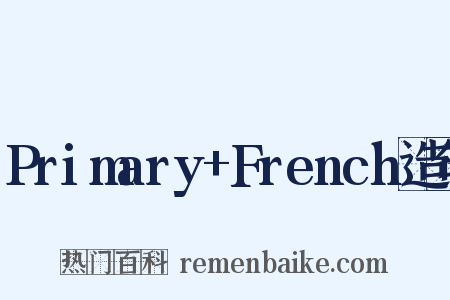 Primary+French造句是什么意思的图片